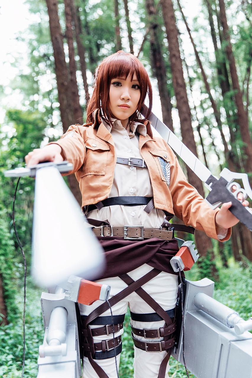 cosplay进击的巨人萨莎布劳斯