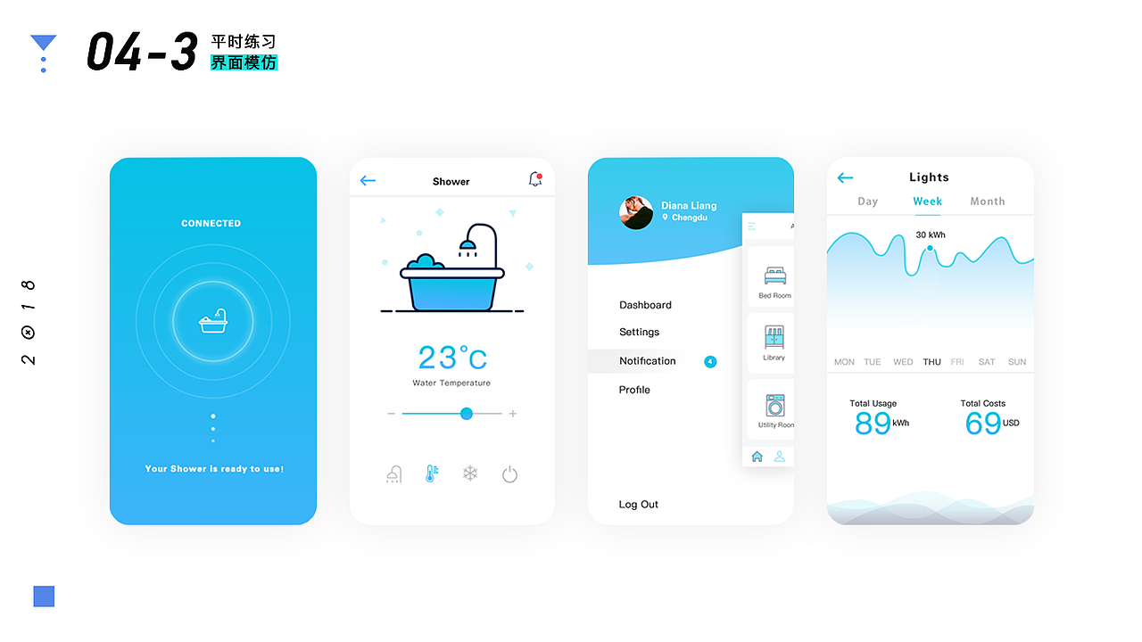 icon 界面模仿练习（图ZMTE5MDI1NjYw） - APP界面 - 站酷设计师芋泥麻薯酱原创素材 - 站酷ZCOOL