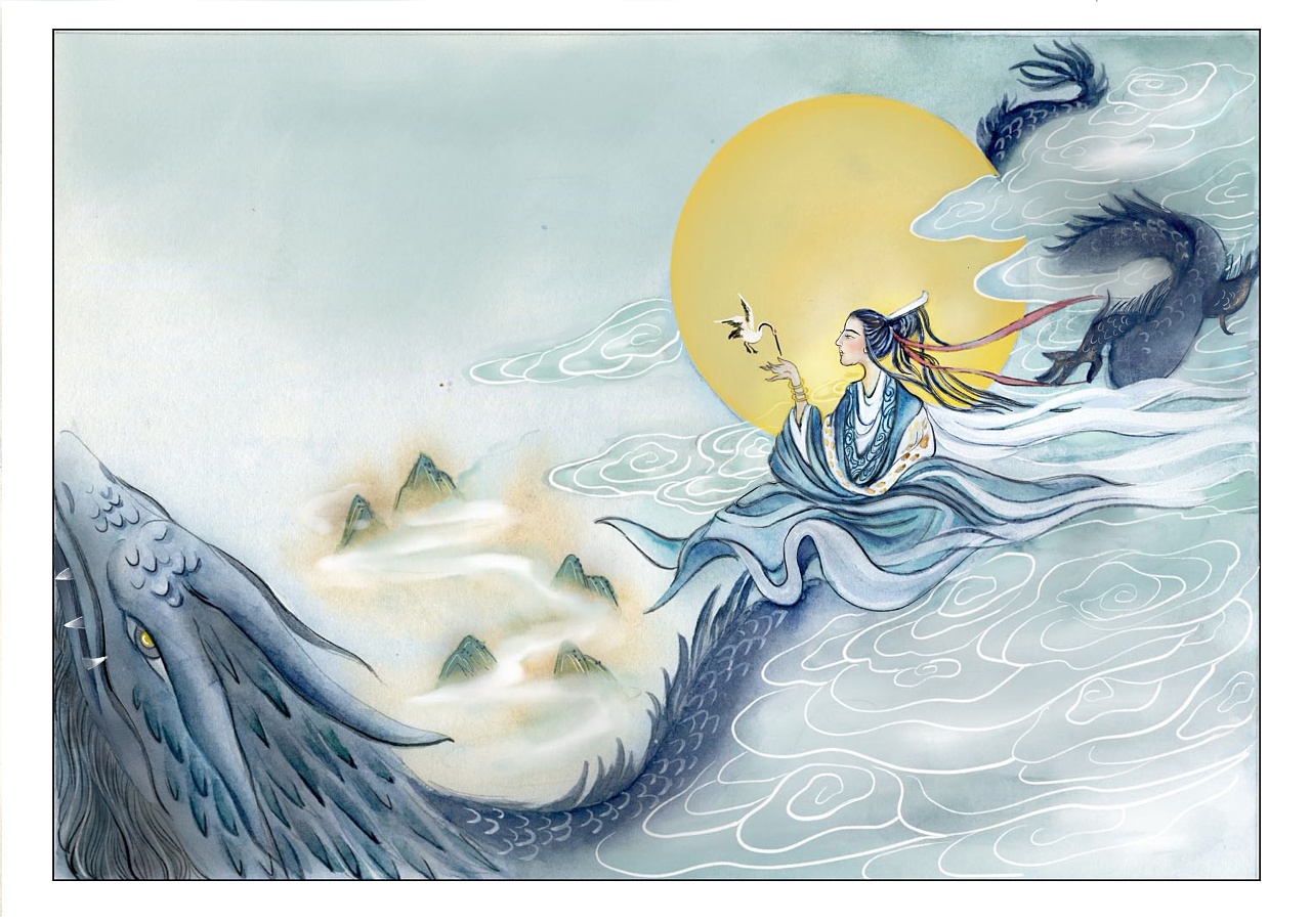 楚辞|插画|绘本|w王vv - 原创作品 - 站酷 (zcool)