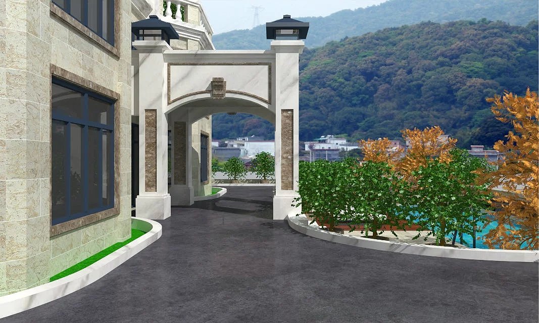 安徽自建房设计,狮子座建房设计,八角形别墅设计