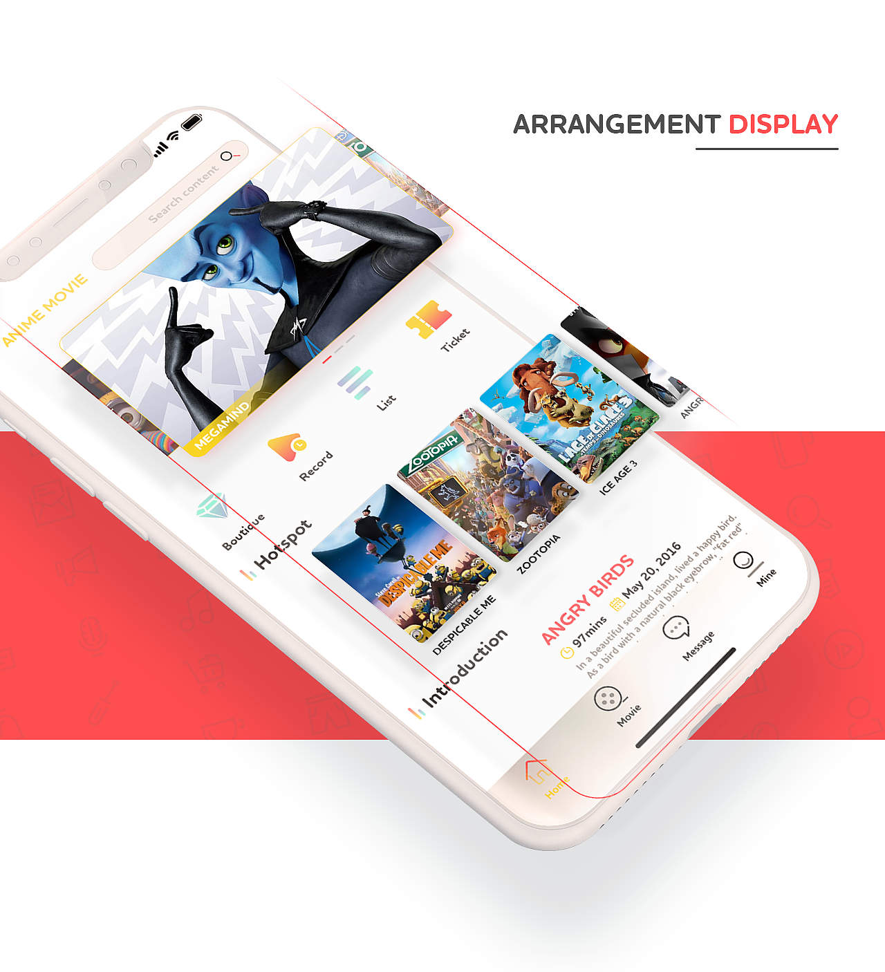Anime Movie动画电影APP界面（图ZMTE4OTc2ODcy） - APP界面 - 站酷设计师小橘垢原创素材 - 站酷ZCOOL