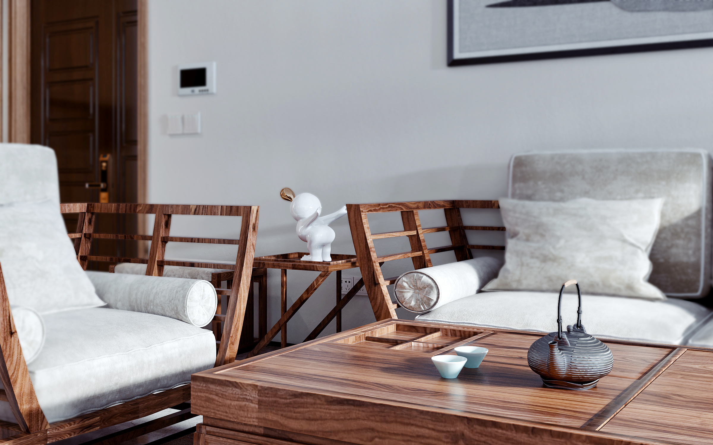 现代中式 ,原木家具