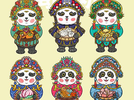 国潮熊猫IP形象__蜀妮SHUNI PANDA