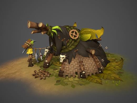 部落建筑（个人主页-ZMjY4NzgzMDA=） - 场景 - 站酷设计师ChowiZ原创素材 - 站酷ZCOOL