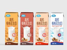 高鈣核桃花生奶