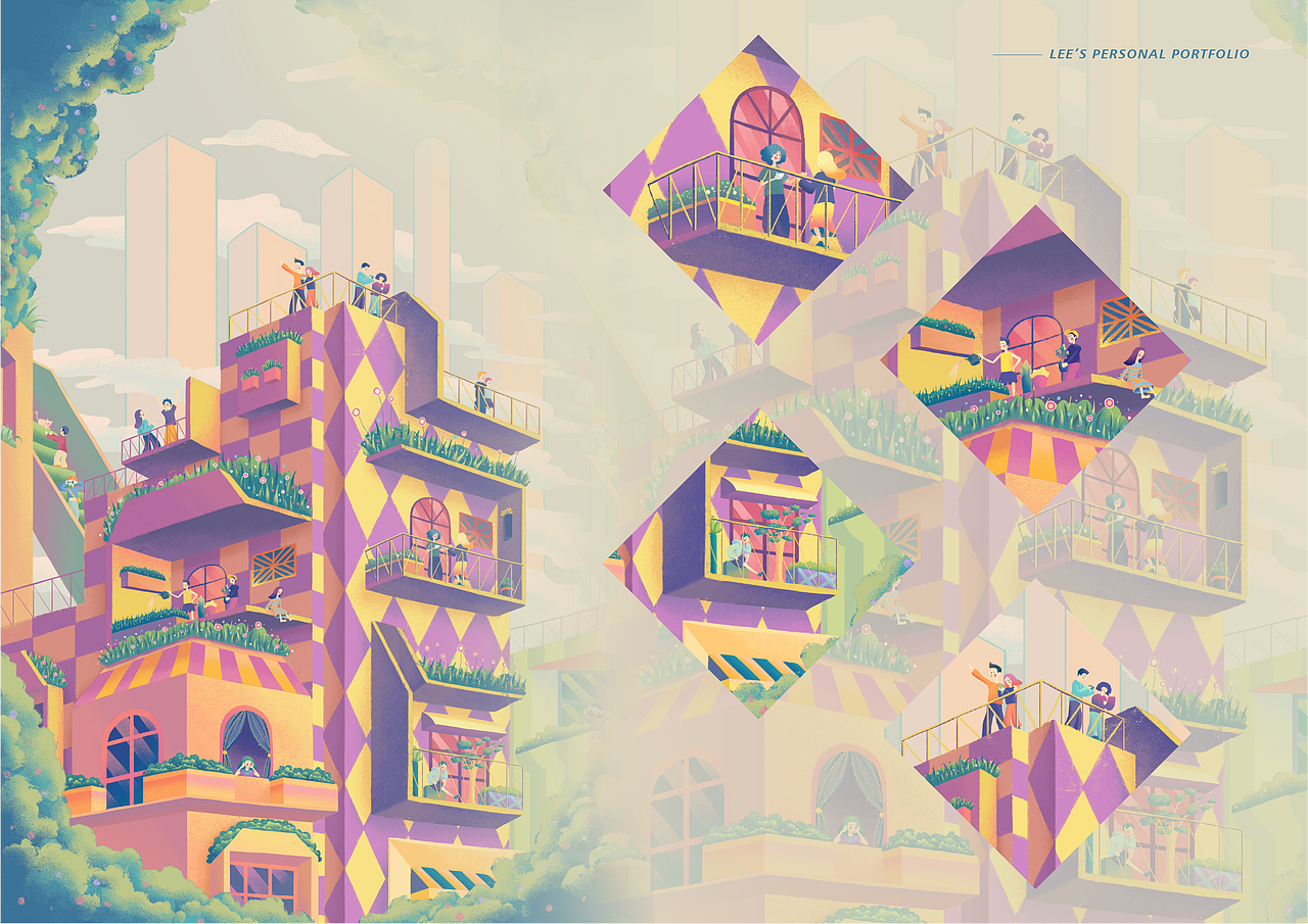 2021-2022插画作品集（图ZMjkwMDk4Njcy） - 创作习作 - 站酷设计师leeiiii原创素材 - 站酷ZCOOL