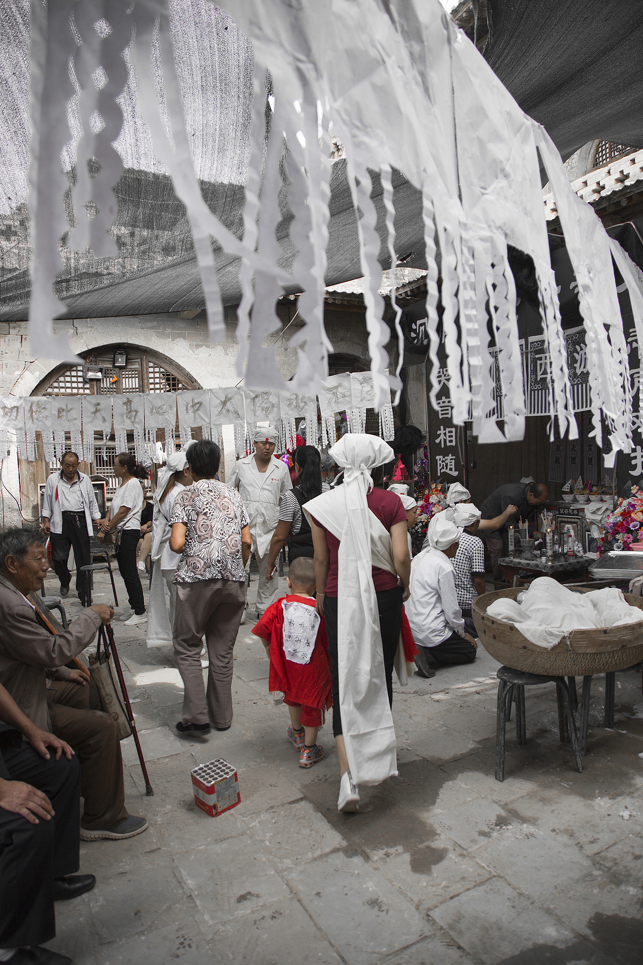 风俗摄影  山西葬礼