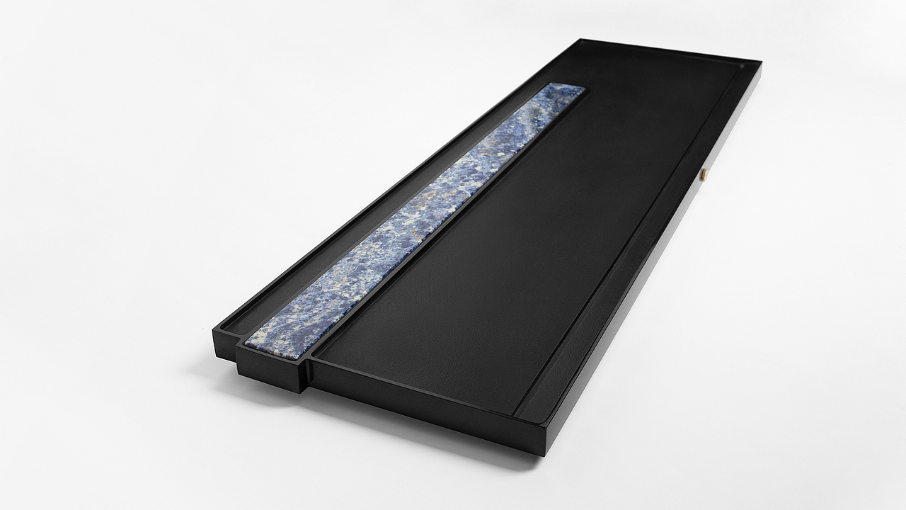 无石设计 | 奢石茶盘-玻利维亚蓝（图ZMTQ1NzMwMTQ0） - 生活用品 - 站酷设计师无石设计原创素材 - 站酷ZCOOL