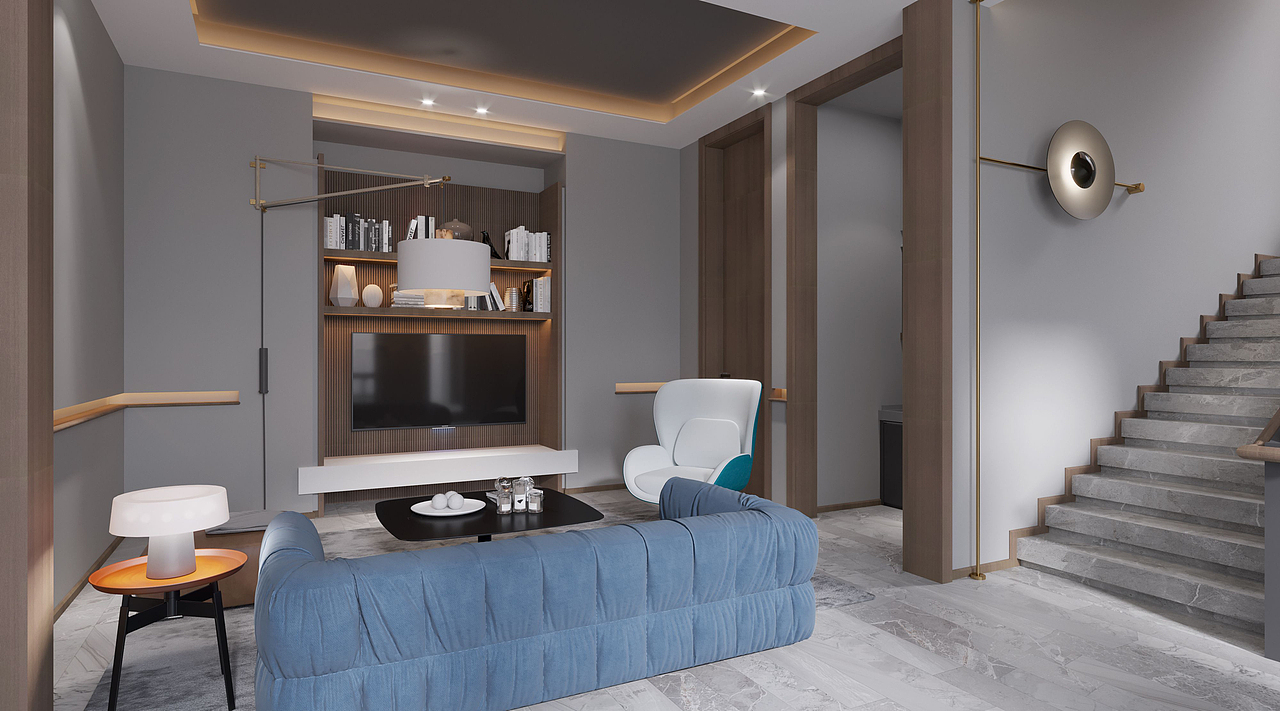 美迪大宅设计院丨浏阳别墅-自建-现代风（图ZMjgwNzA1ODgw） - 家装设计 - 站酷设计师美迪大宅设计院原创素材 - 站酷ZCOOL