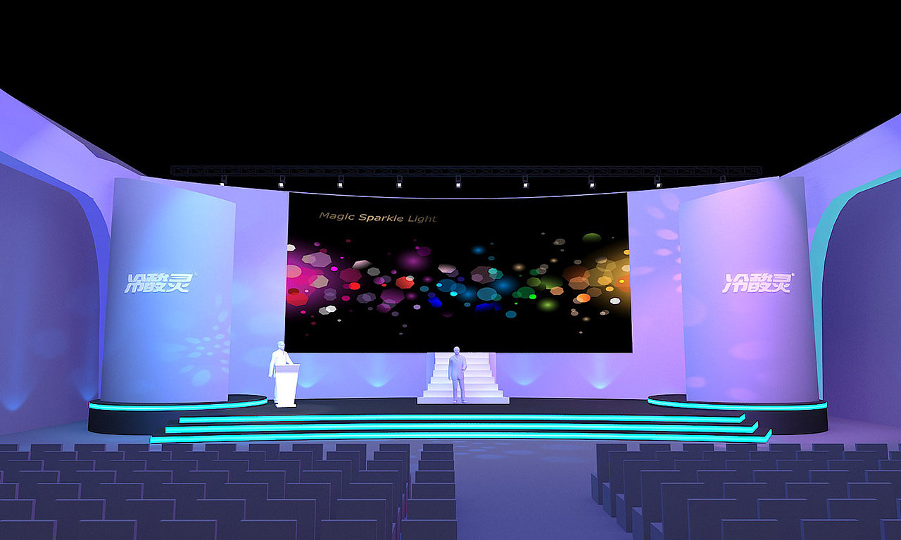 冷酸灵舞台效果图_3d设计师ng男-站酷zcool