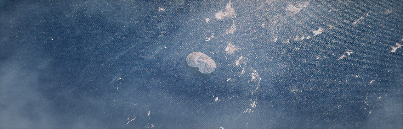 小小孤岛出现在海洋中  引起波澜  暗含主角内心开始发生变化