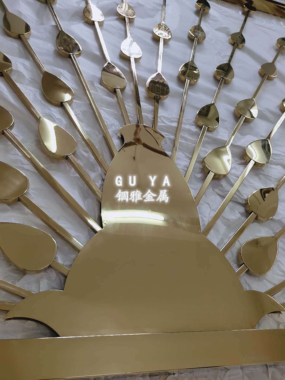 铝板黄铜板雕花屏风时尚大气高品位家装必备