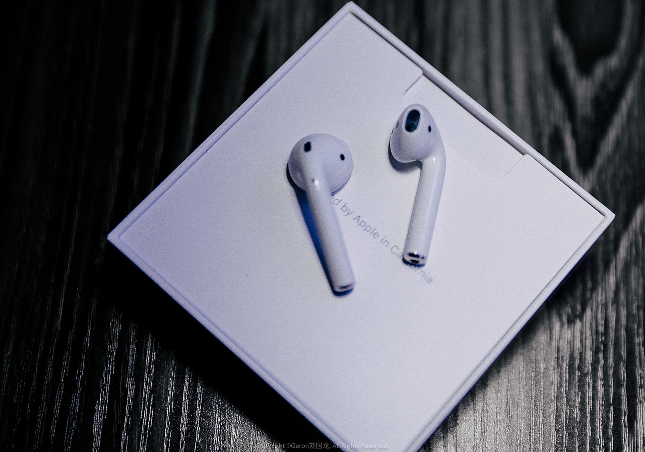  Apple AirPods 实拍及体验心得 | @Geron刘国龙