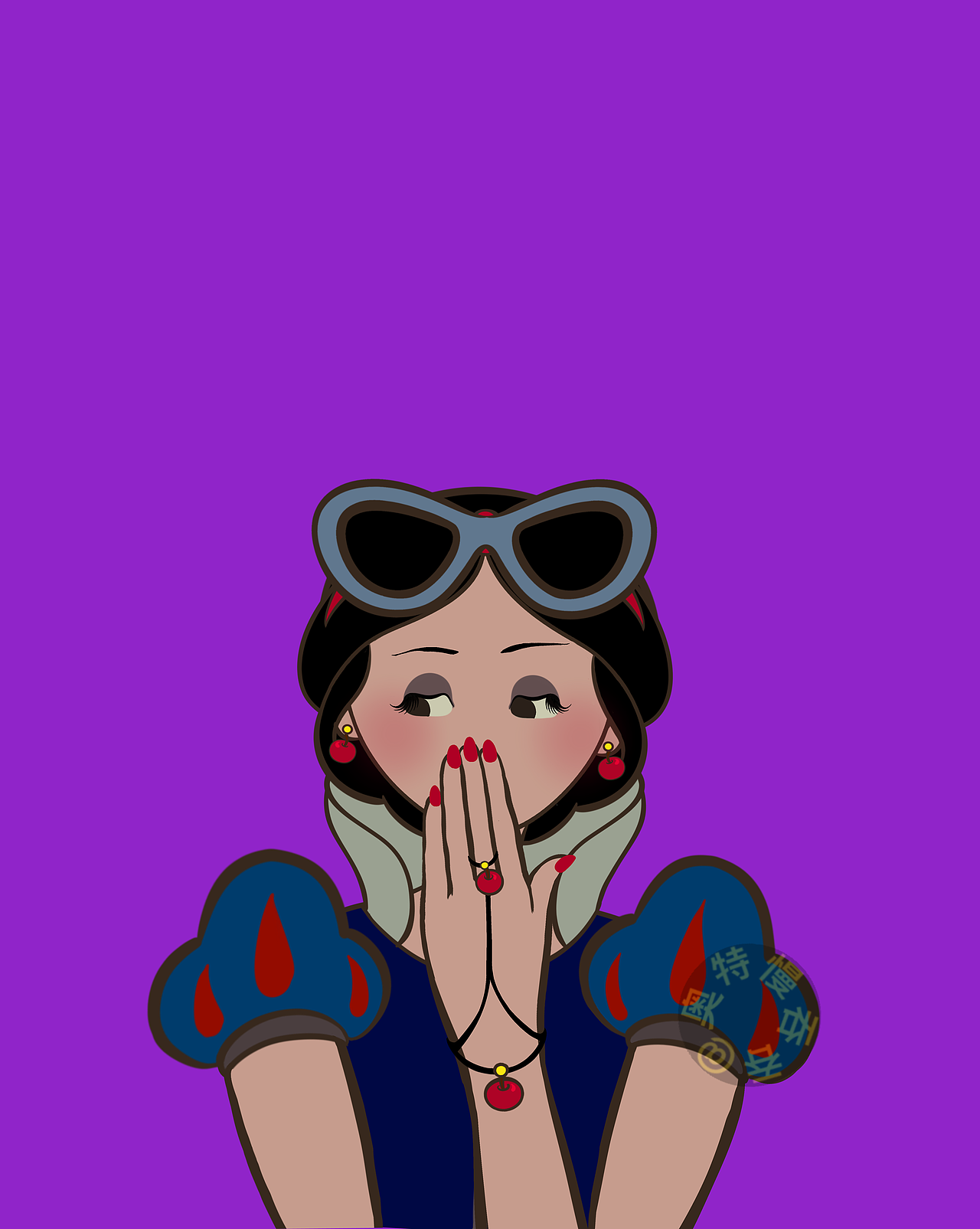 白雪公主插画(可授权)