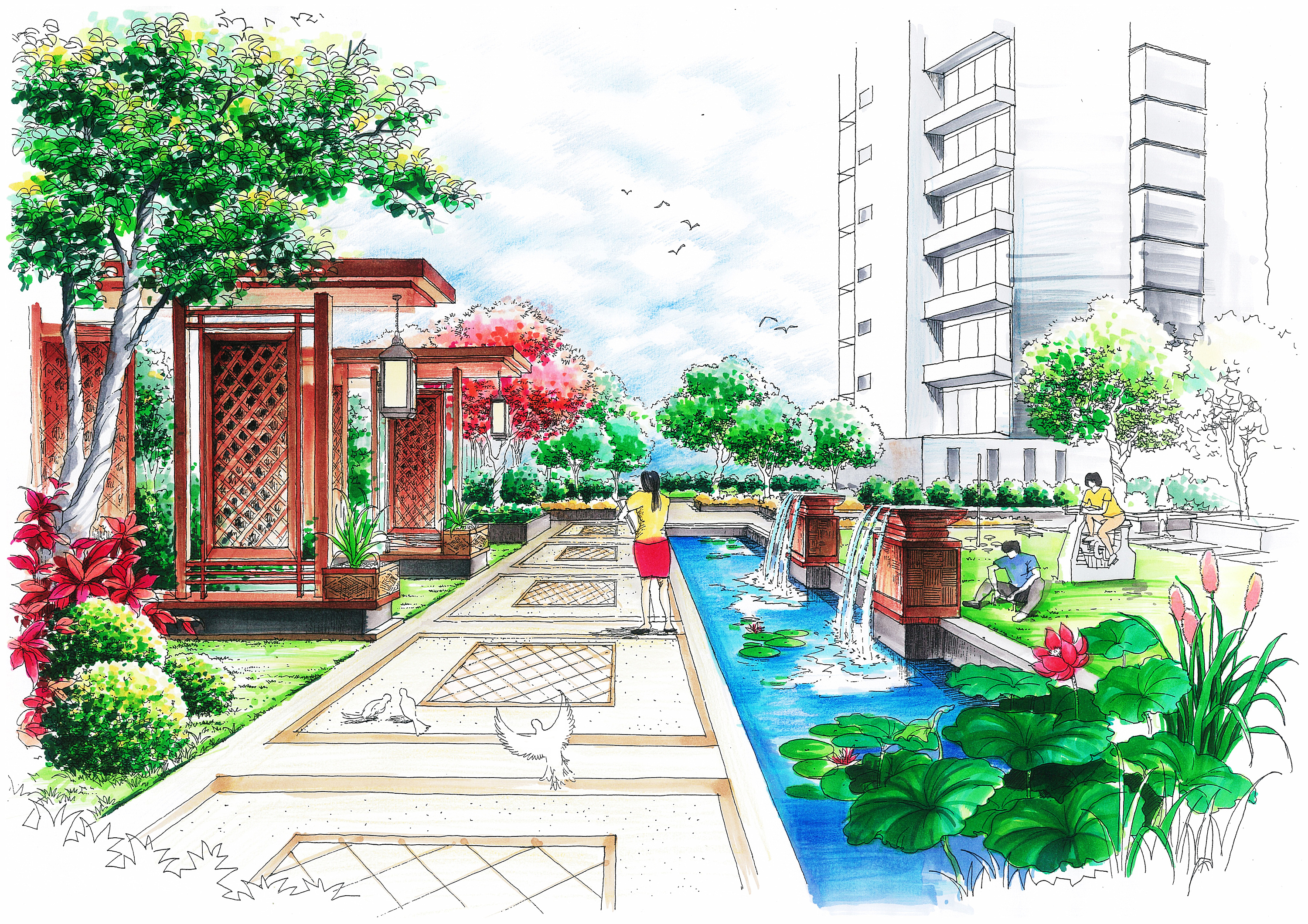 景观空中花园设计方案