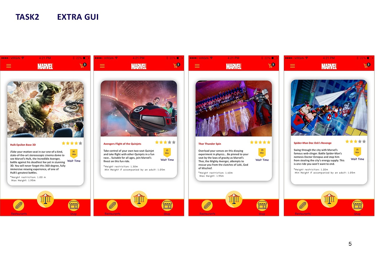 Dubai IMG World of Adventure theme park UX Design