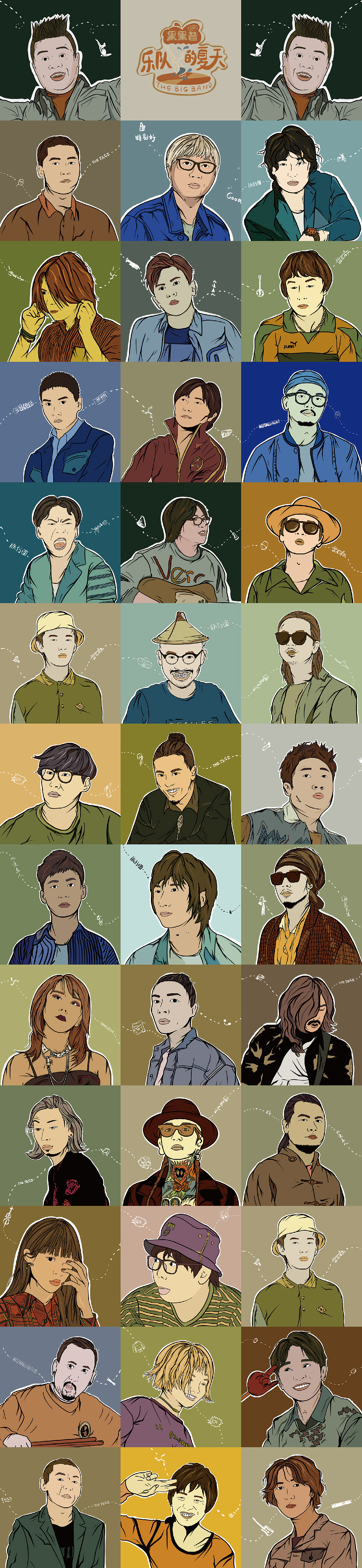 间接性发奋图强 | procreate头像插画（图ZMjAwMjg1NDky） - 创作习作 - 站酷设计师鳳梨寺住持原创素材 - 站酷ZCOOL