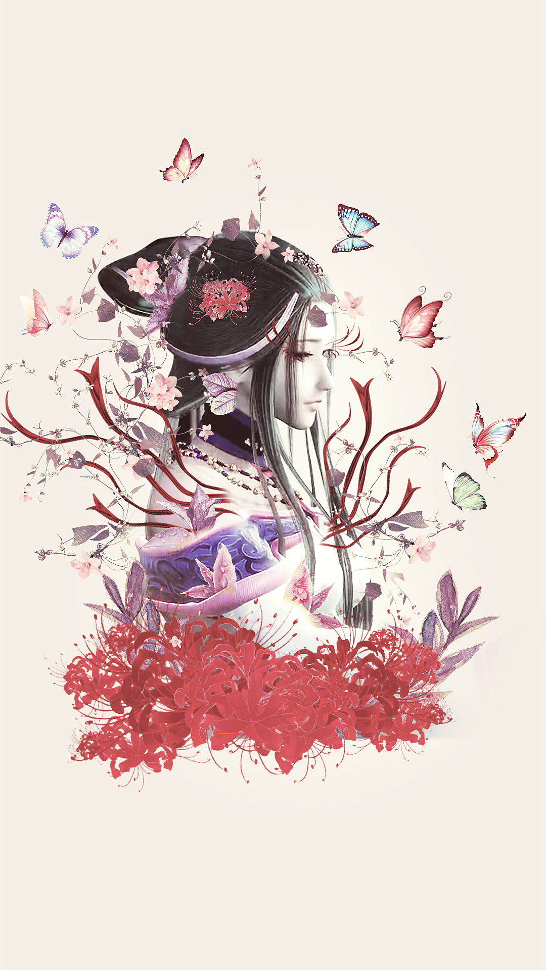 日常练习——秦时明月美人（图ZODYxNTU2OTY=） - 海报 - 站酷设计师甜甜哦幸福原创素材 - 站酷ZCOOL