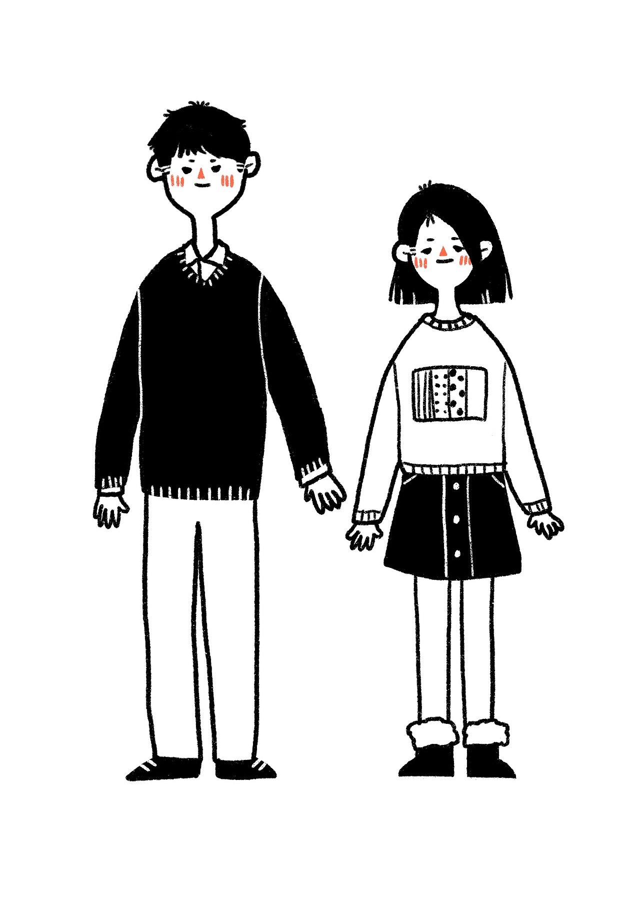 2019.1单色插图合集