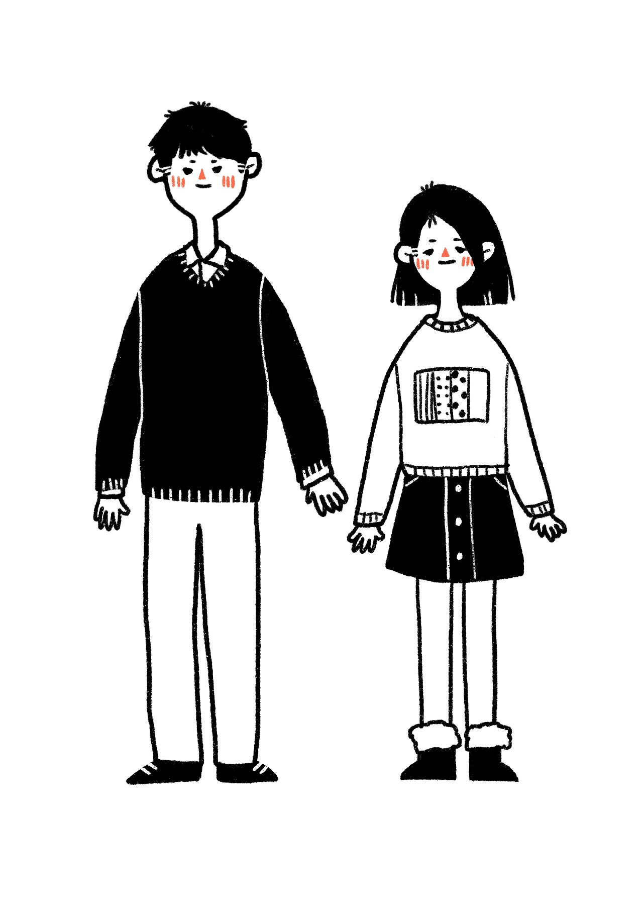 2019.1单色插图合集