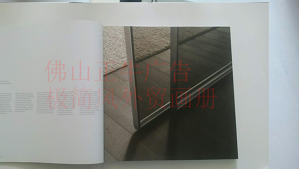 极简风门窗推拉门宣传册设计印刷英文外贸版图册