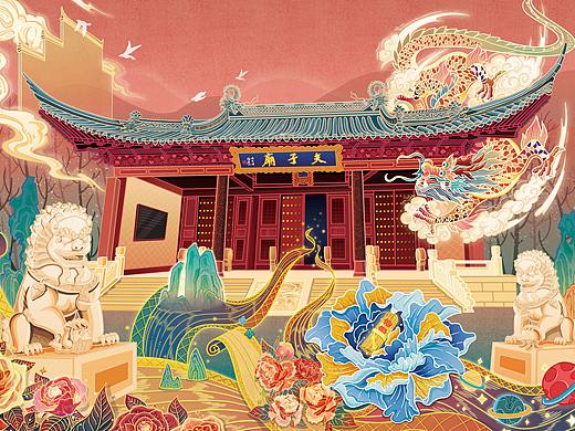 中国城市插画系列