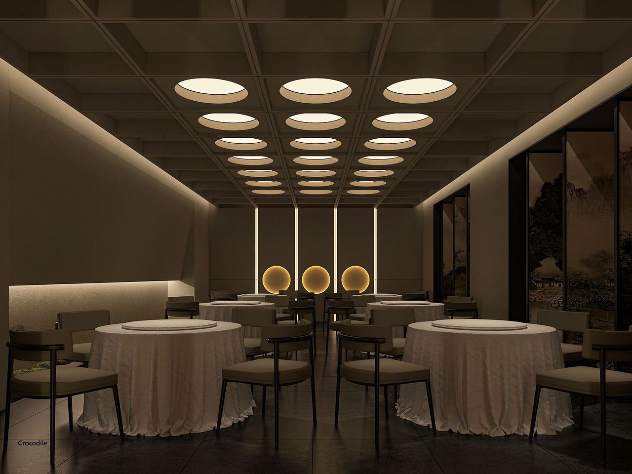酒店餐厅效果图