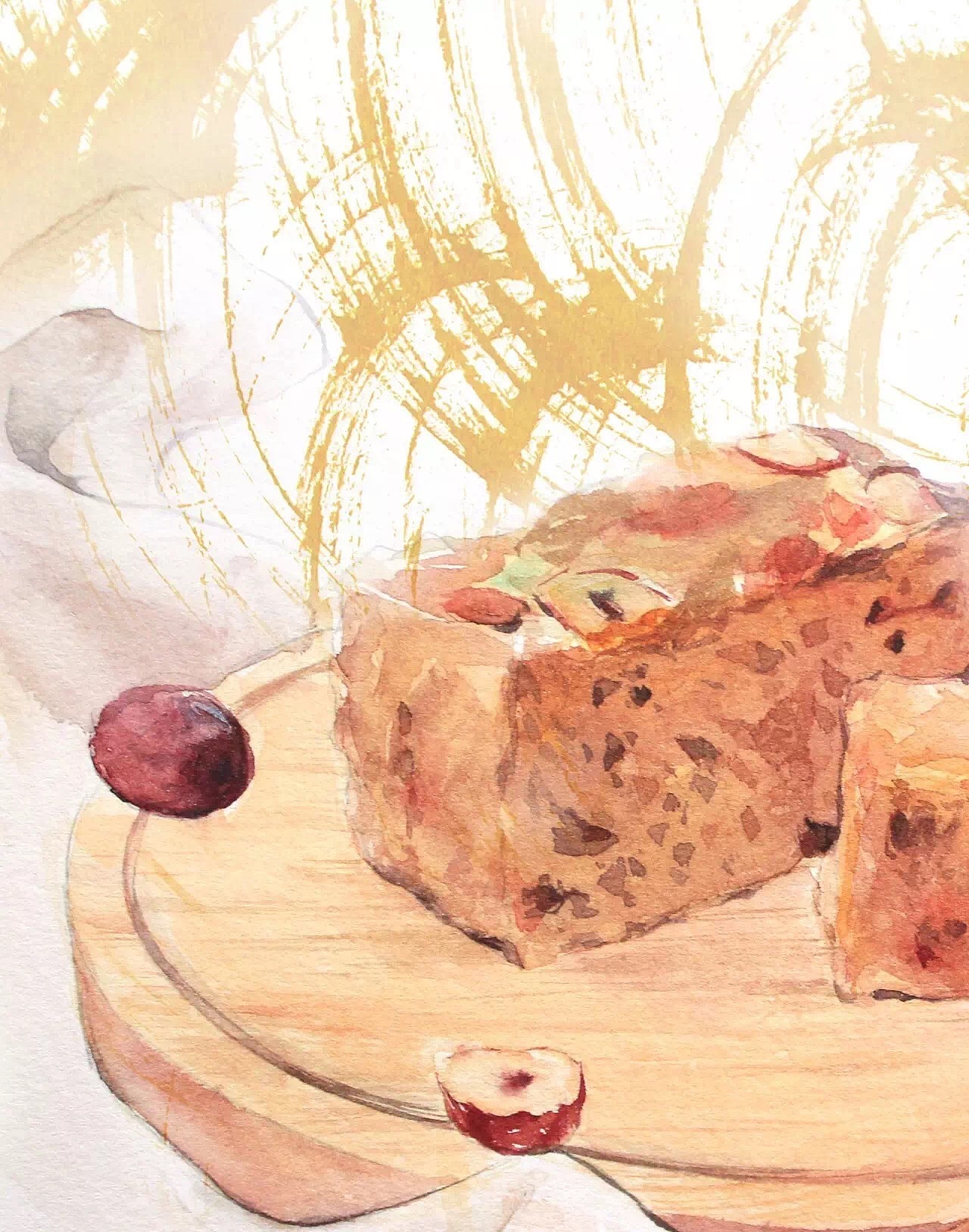 【近期水彩作品-已商用】水彩美食