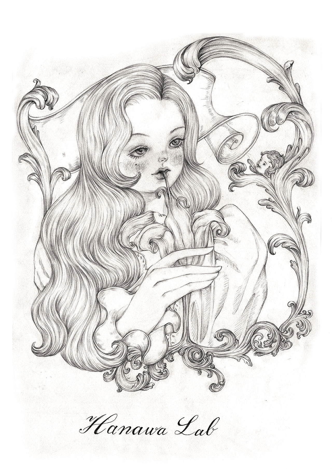 复古娃黑白线稿整理~（图ZMjczMzI0Mzg0） - 商业插画 - 站酷设计师hanawa花轮原创素材 - 站酷ZCOOL
