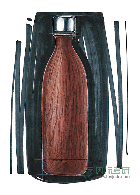 工业设计手绘-马克笔材质表达