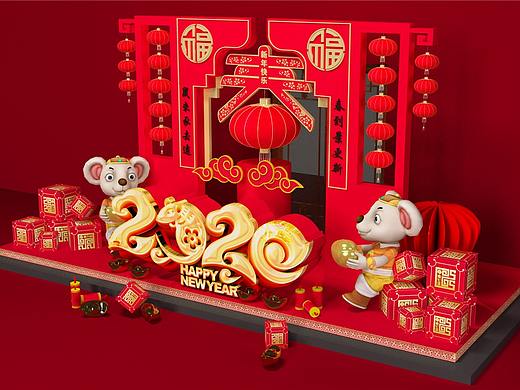 广场美陈设计|夏季美陈设计|商场室内美陈设计