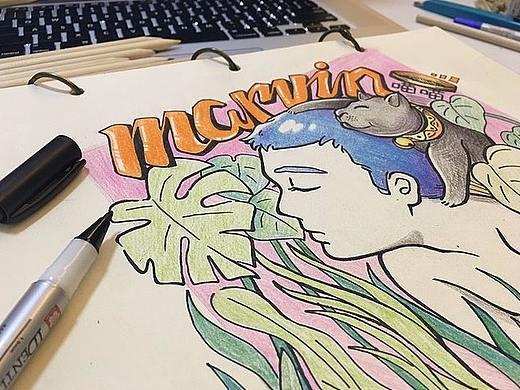 畫誰誰涼系列一（個人主頁-ZMzA1MzQ5NDQ=） - 創(chuàng)作習作 - 站酷設計師Vanessa_Miss歪原創(chuàng)素材 - 站酷ZCOOL