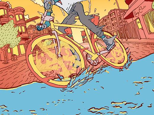 《run up》（个人主页-ZNDQyNzEyMDA=） - 艺术插画 - 站酷设计师Young不一原创素材 - 站酷ZCOOL