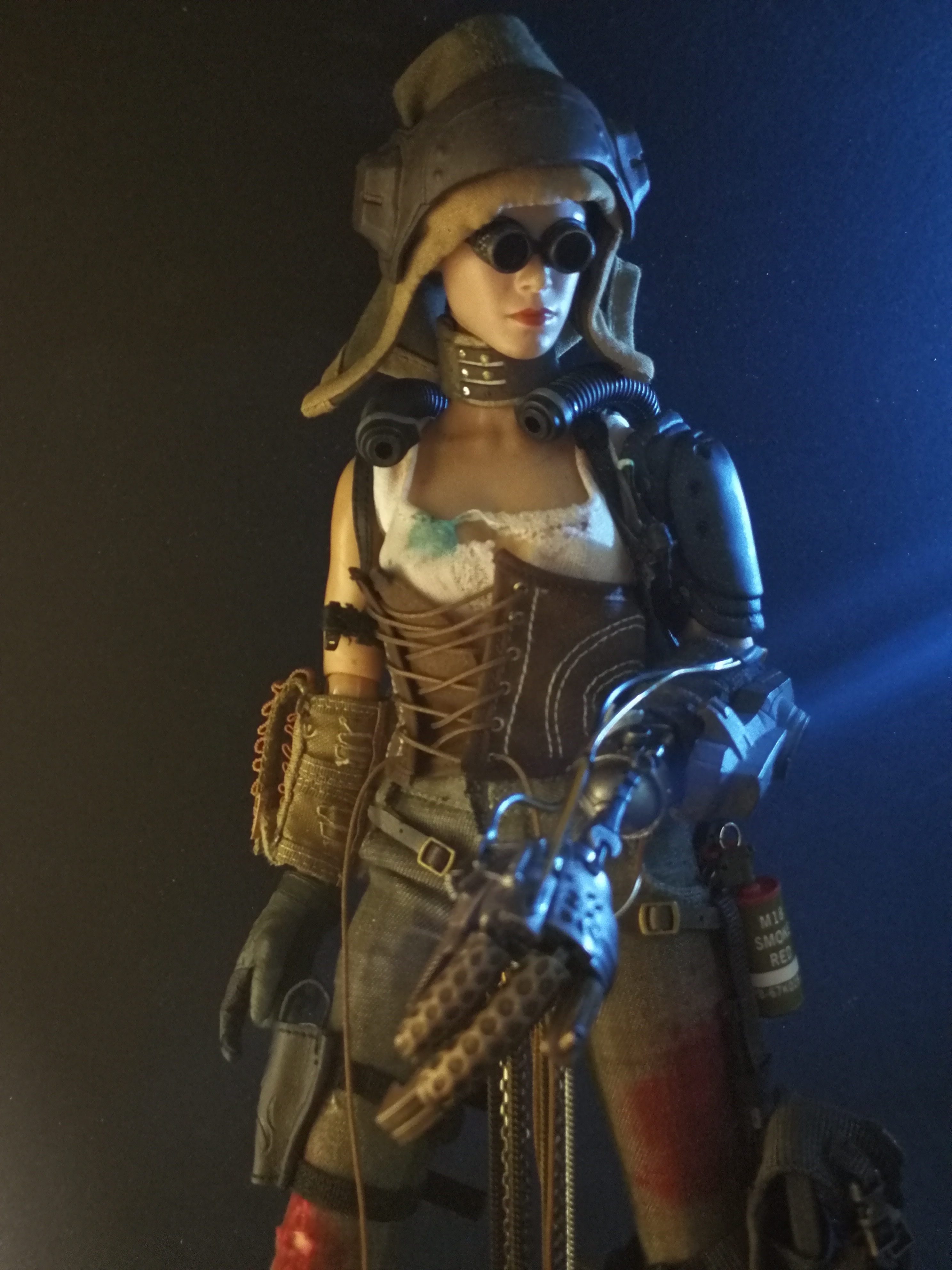 12寸兵人可动 自d 废土风格|手工艺|手办/模玩|包猩猩 - 原创作品