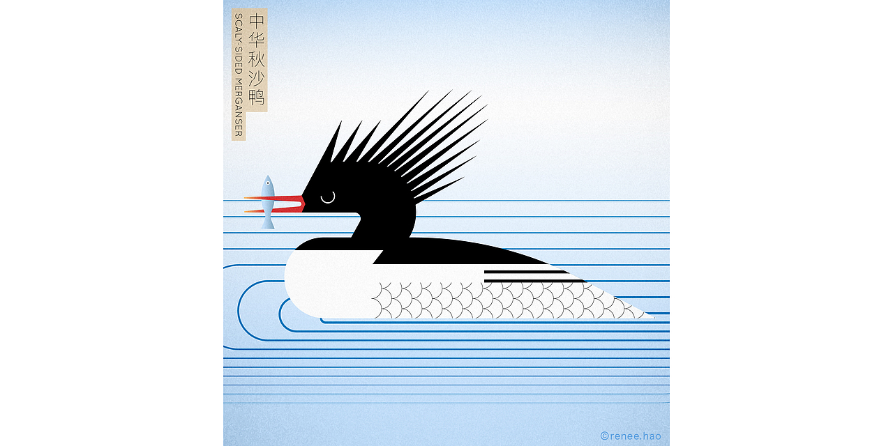 中国鸟 Birds of China - 3x3国际插画大赛获奖（图ZMjExODE3NDUy） - 艺术插画 - 站酷设计师阿好reneehao原创素材 - 站酷ZCOOL