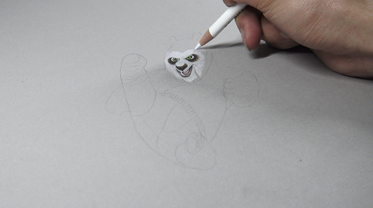 3d功夫熊猫绘画