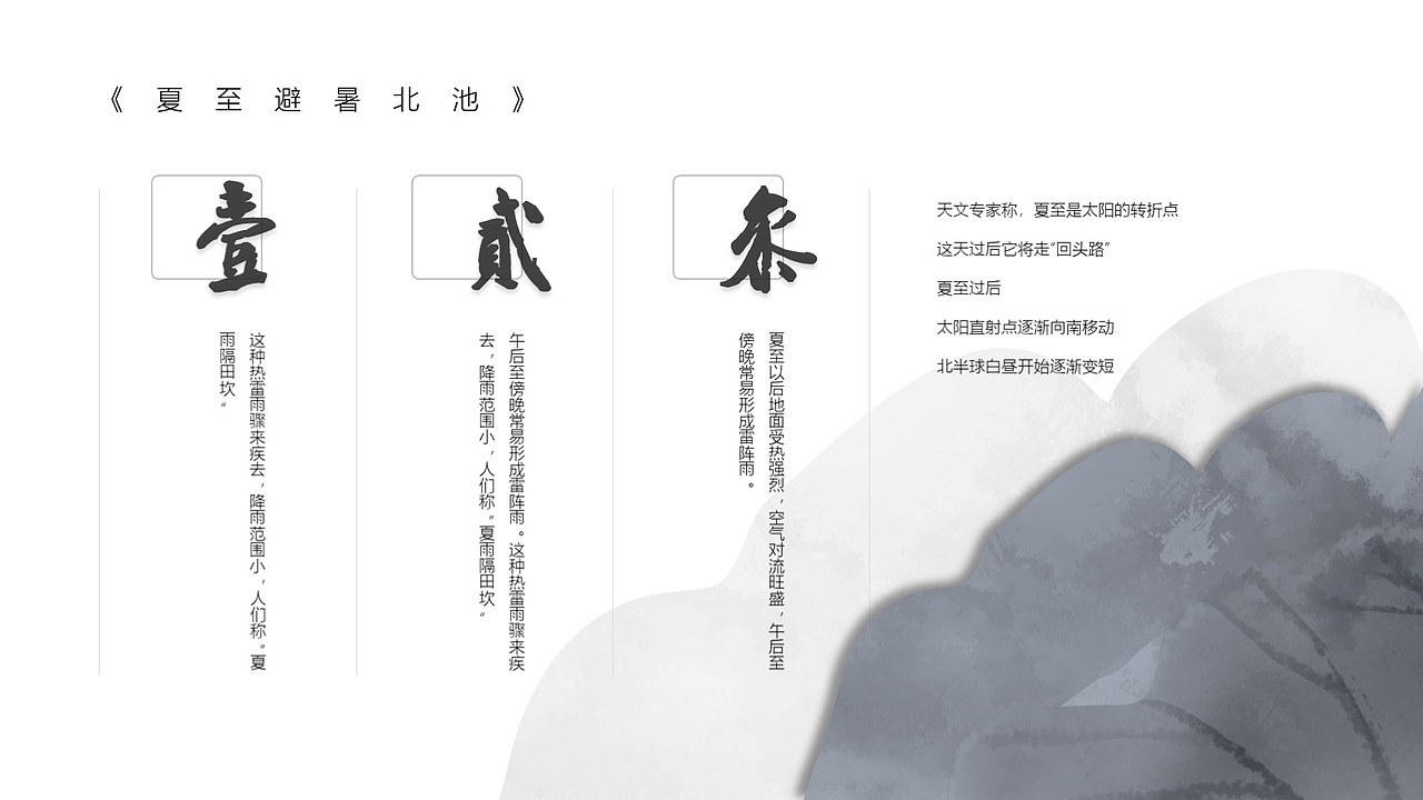 夏至-古风演示（二十四节气系列）（图ZMTIwMDEyNjE2） - PPT/Keynote - 站酷设计师小冥的私房原创素材 - 站酷ZCOOL