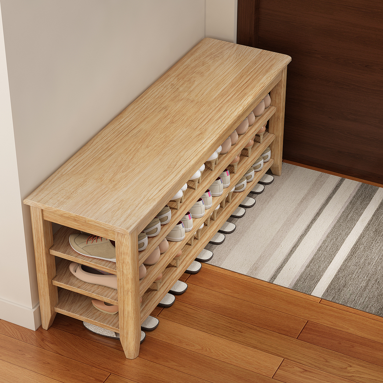 家具产品写实篇-换鞋凳