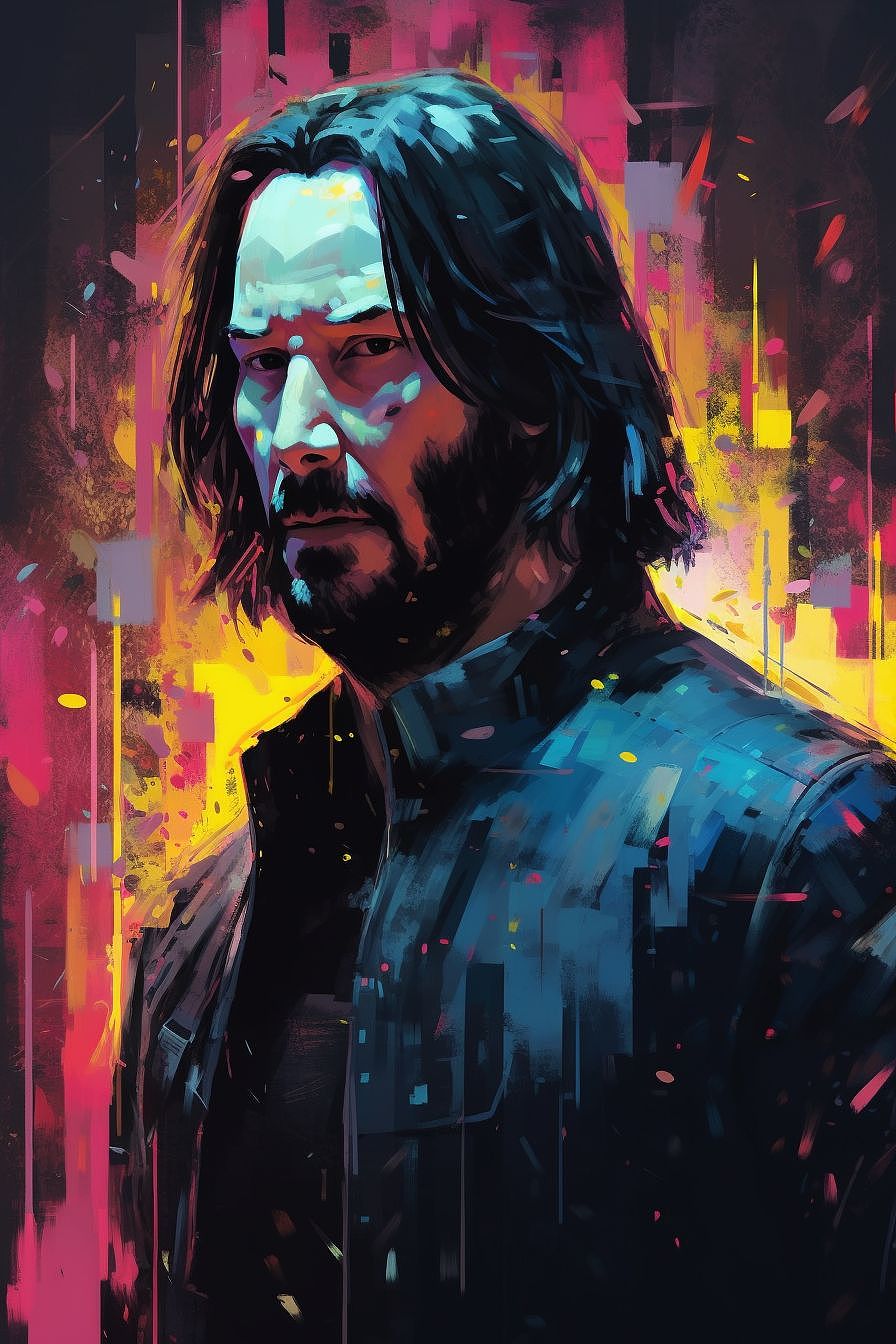 强尼银手，Midjourney制作 咖咖啡桑 站酷ZCOOL