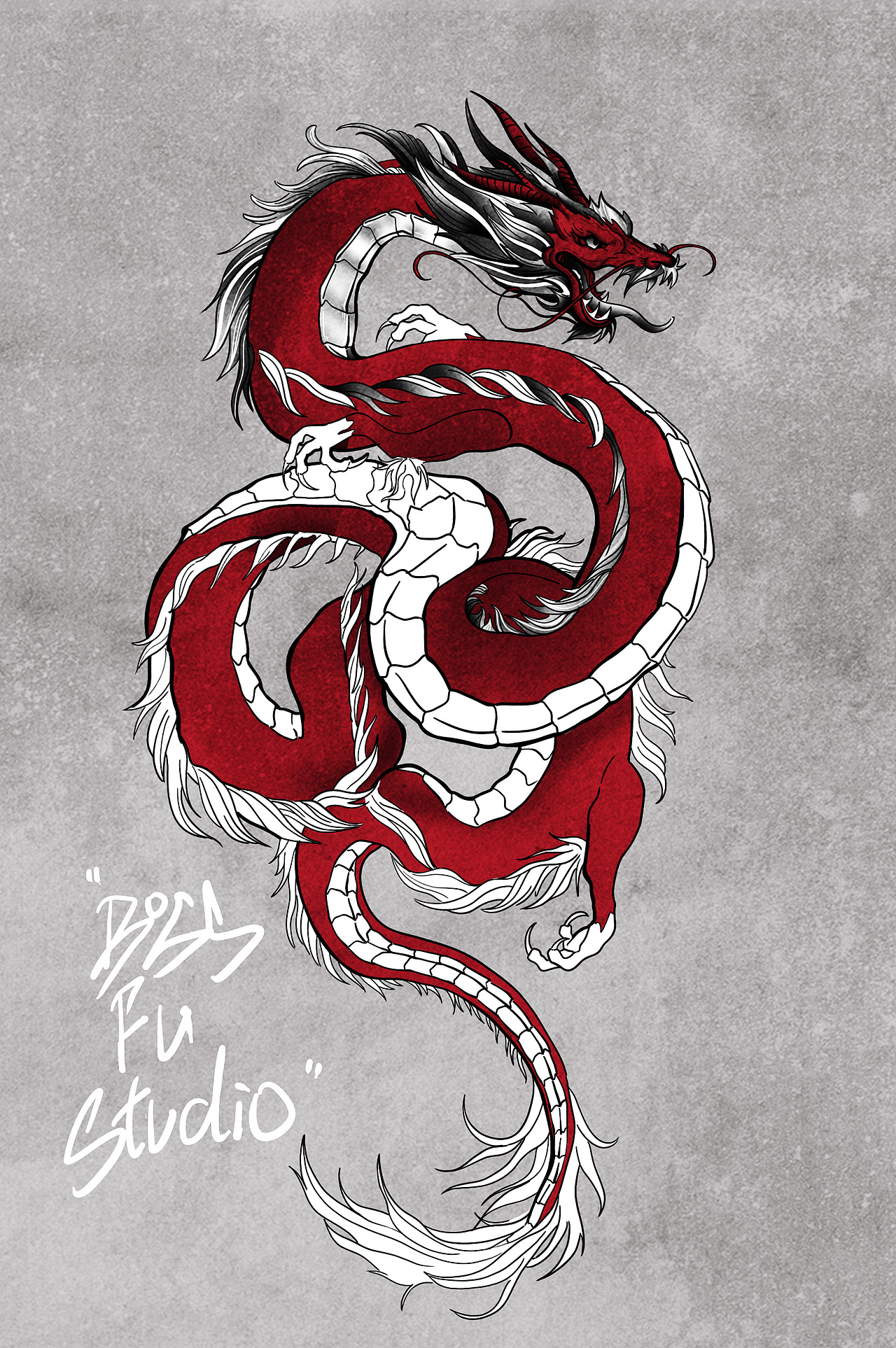 龙元素纹身稿（图ZMzgxMjg3Nzc2） - 图案 - 站酷设计师BossfuStudio原创素材 - 站酷ZCOOL