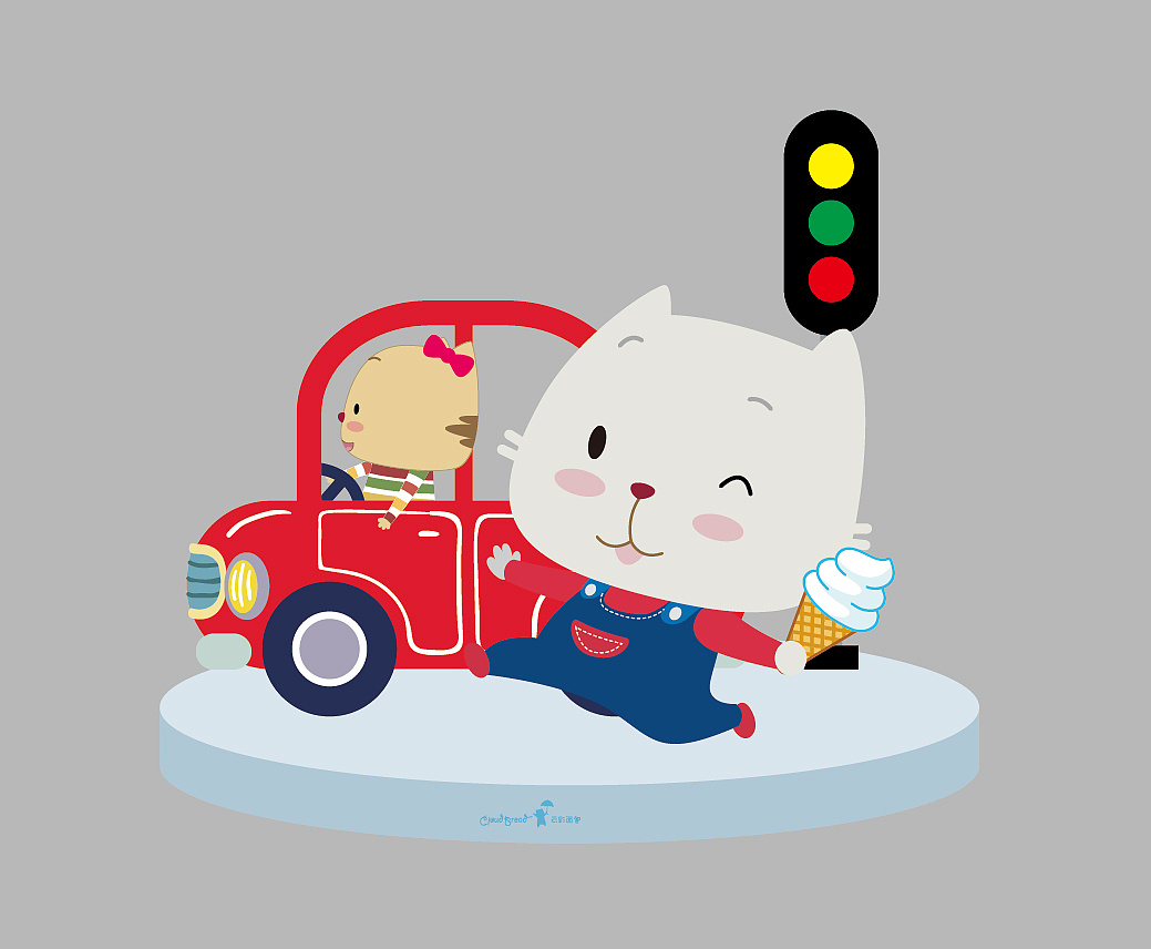 央视连播动画《云彩面包》 商业主题美陈展