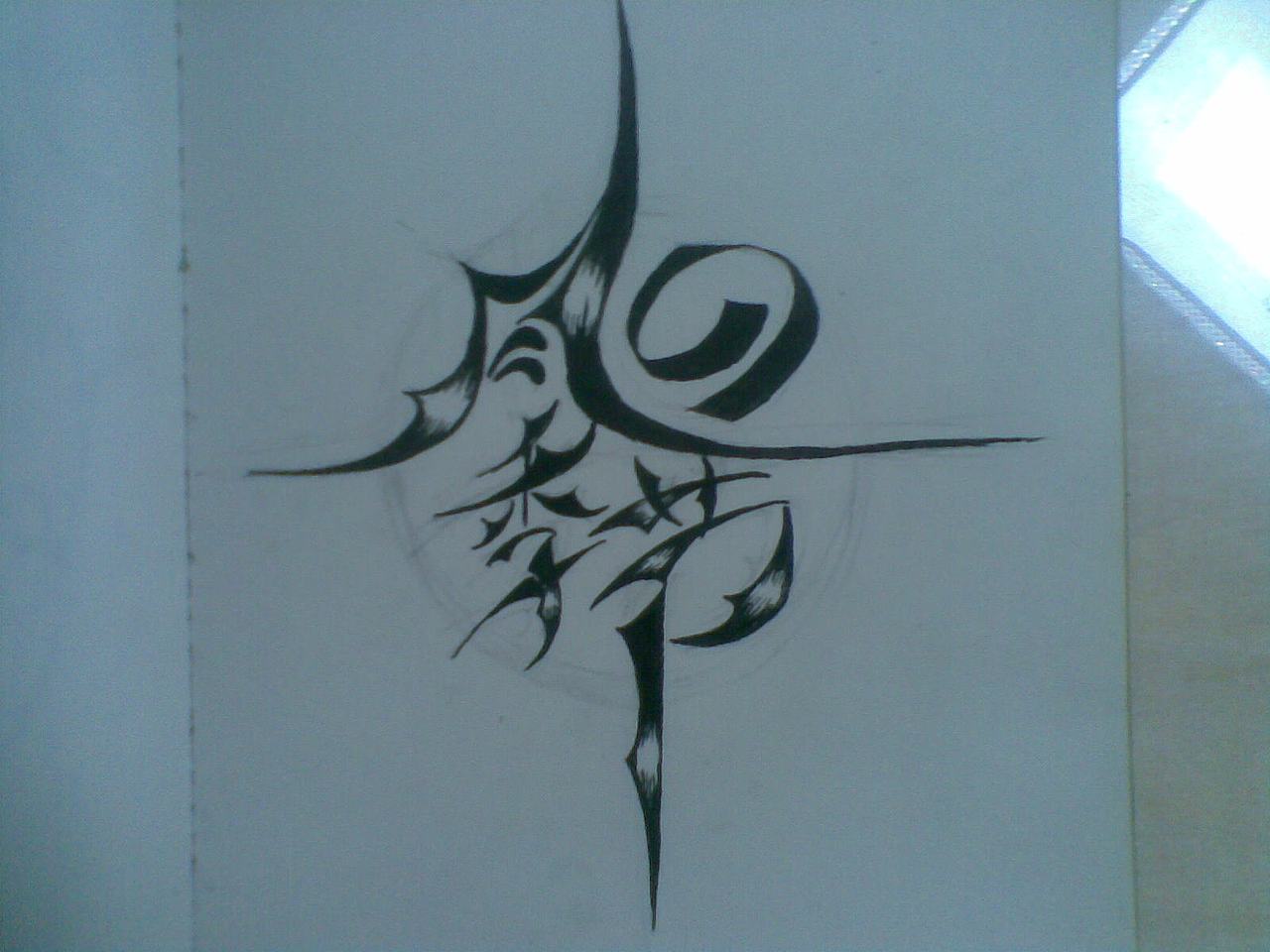 工作之余的一些乱涂乱画《花体》