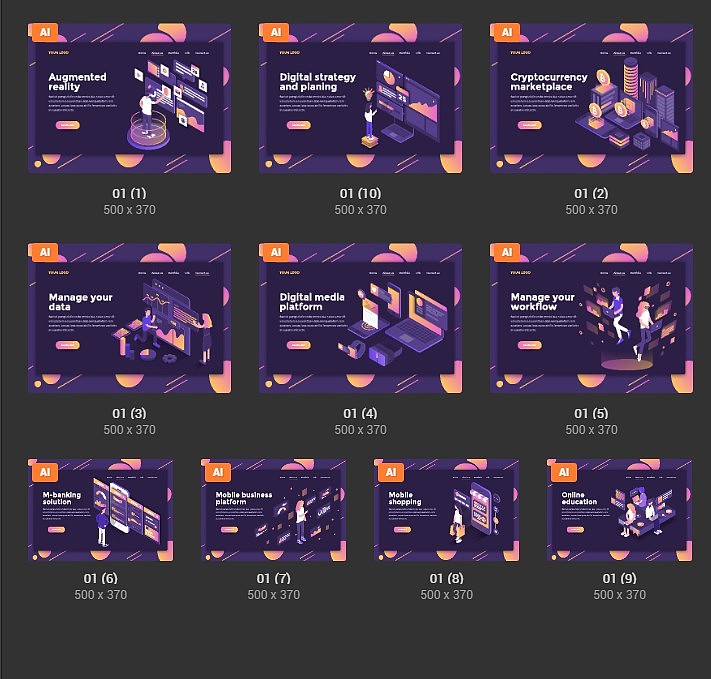 2.5D插画（图ZMTgxMDY1NTc2） - 商业插画 - 站酷设计师是梵高先生原创素材 - 站酷ZCOOL