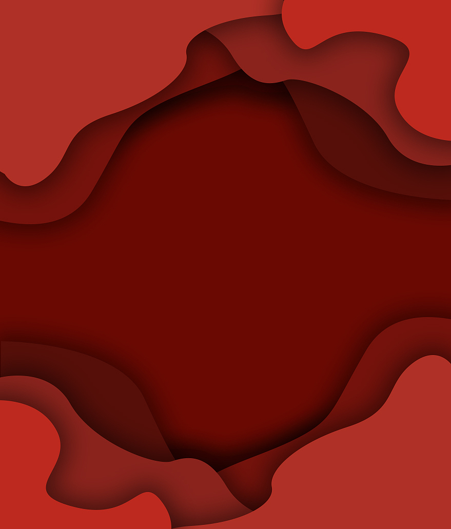 剪纸风海报背景