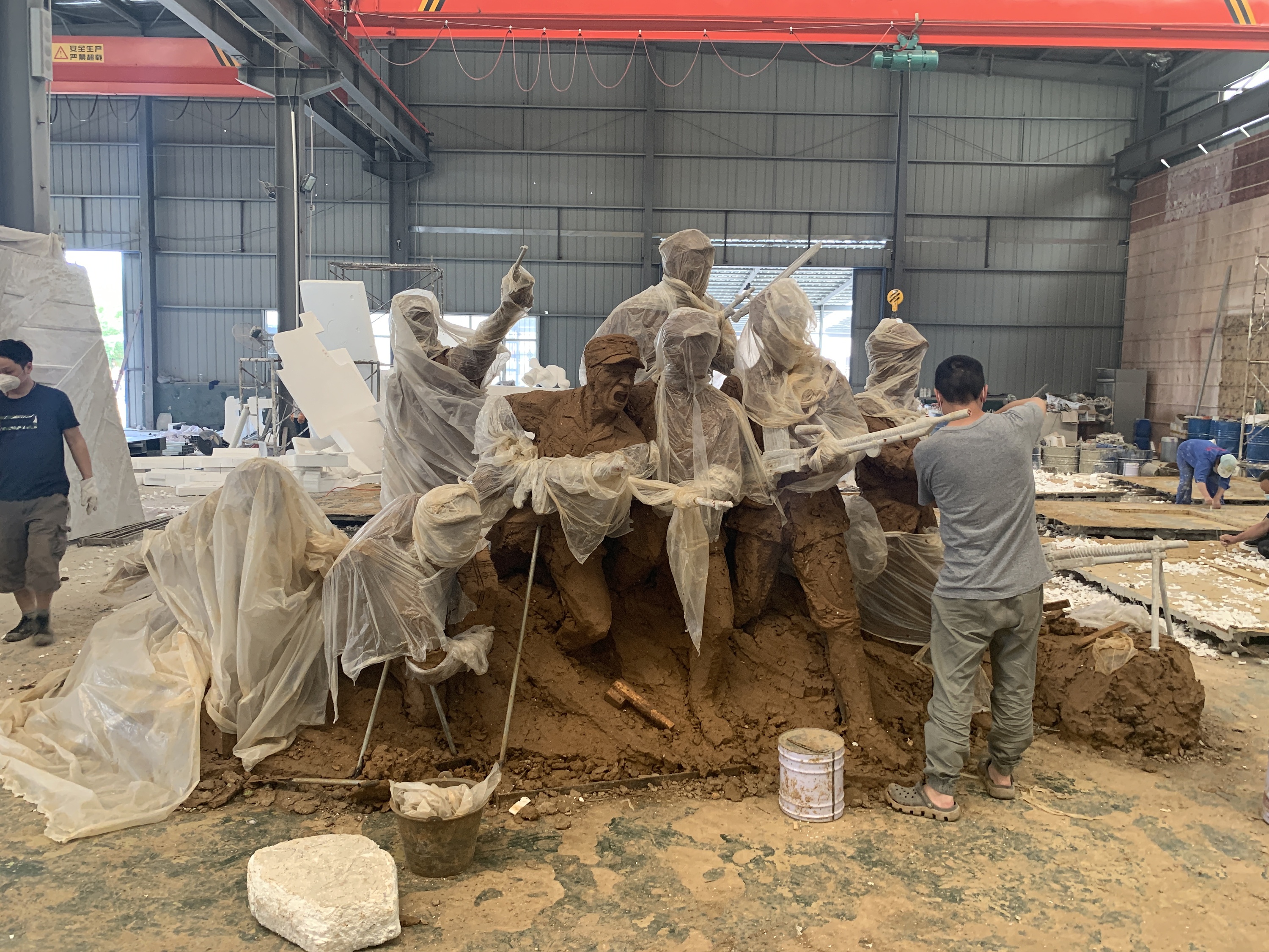 【德森瑞合雕塑制作有限公司】〔办公室〕〔厂房展示