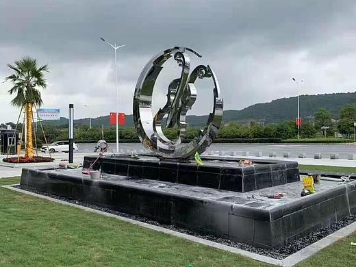 小區(qū)雕塑 不銹鋼公園雕塑 不銹鋼小品雕塑融通（個(gè)人主頁-ZNTU0NDgzMzI=） - 景觀設(shè)計(jì) - 站酷設(shè)計(jì)師眾億金屬制品原創(chuàng)素材 - 站酷ZCOOL