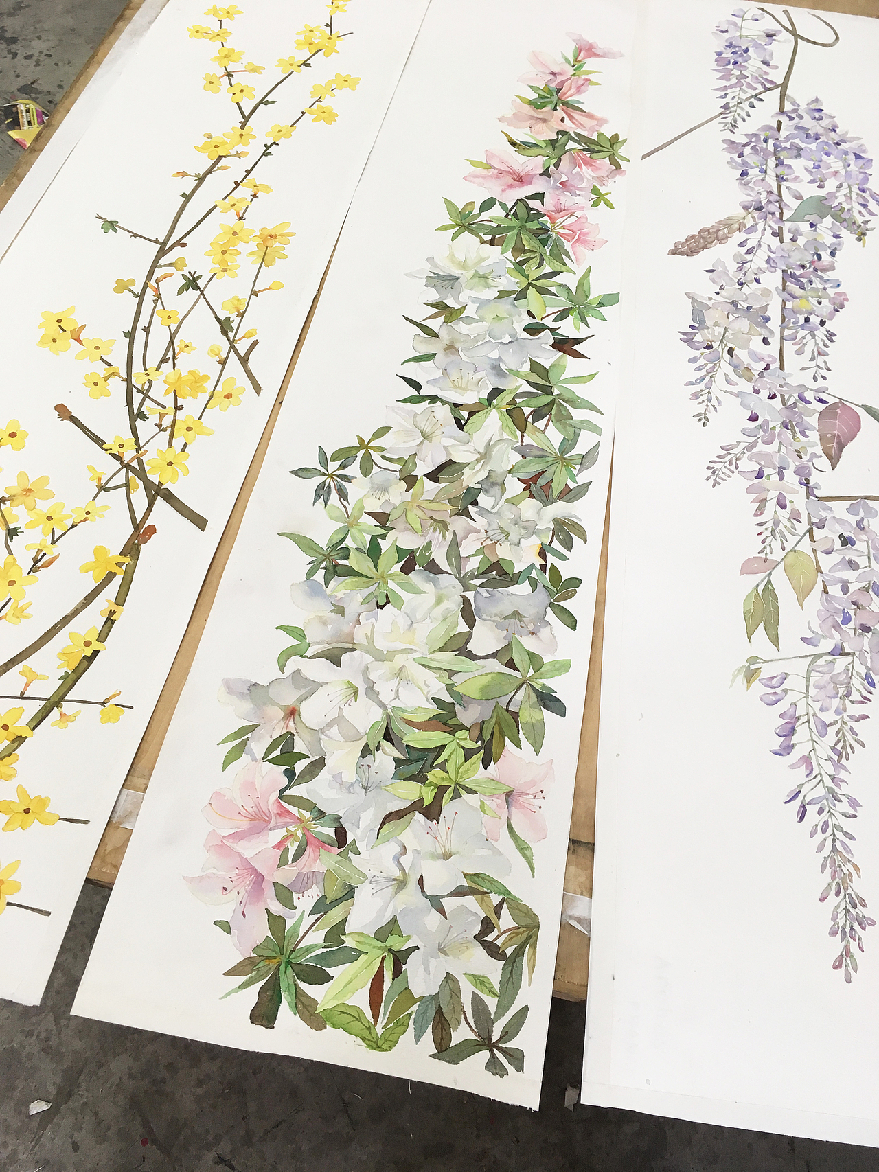 水彩花卉，装饰画（图ZNzgwMTI3ODg=） - 艺术插画 - 站酷设计师儿童插画师原创素材 - 站酷ZCOOL