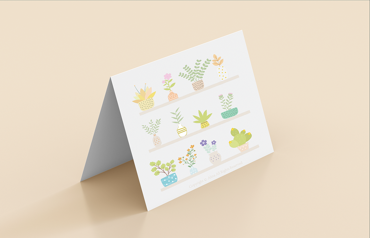 practice9植物森林（图ZMTUxMzQwMTk2） - 商业插画 - 站酷设计师Alina白白原创素材 - 站酷ZCOOL