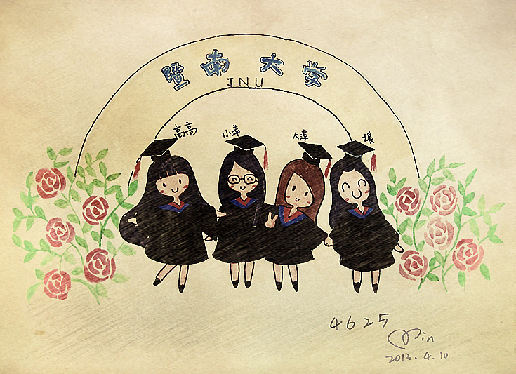 我们的毕业照暨南大学