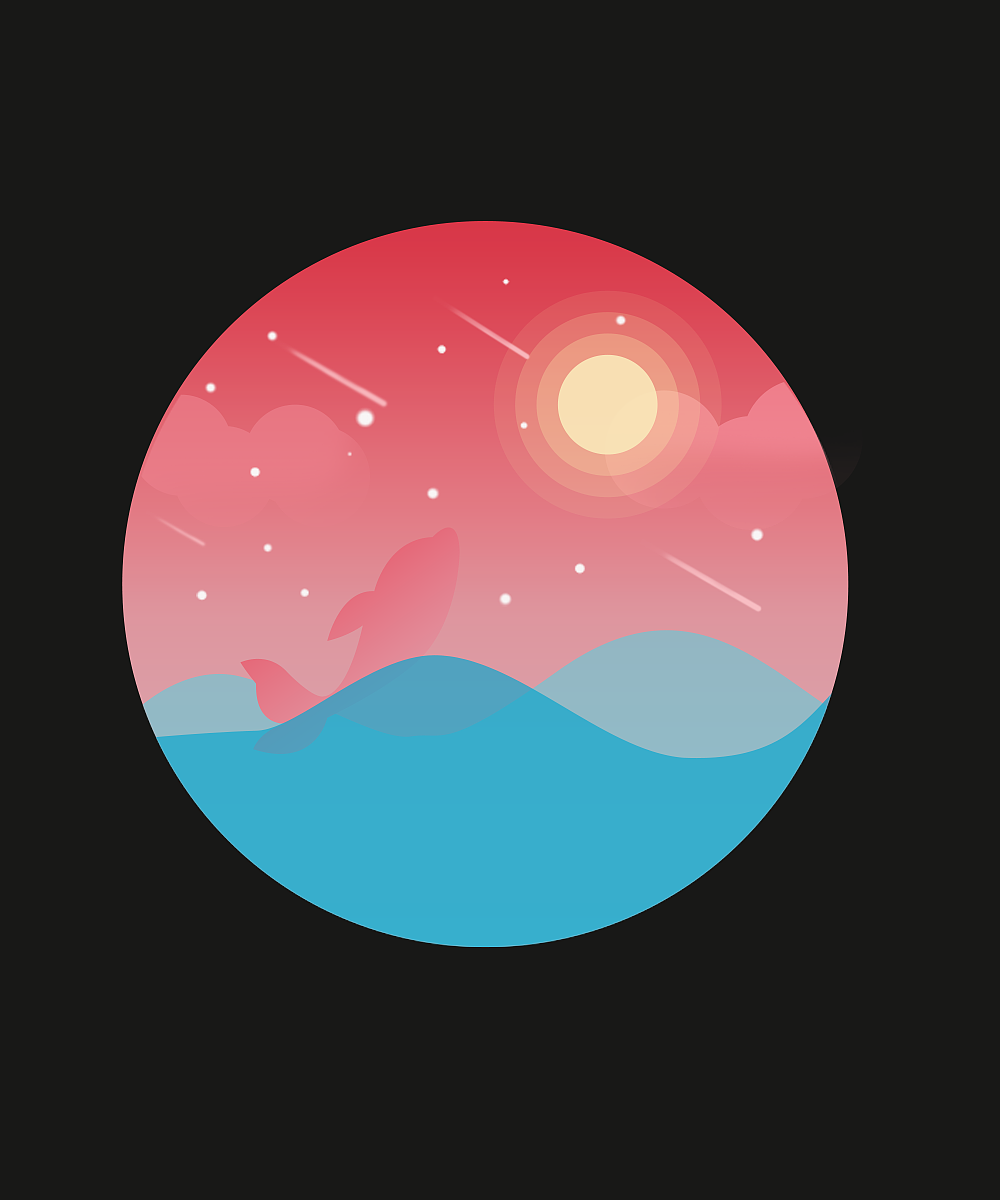 微渐变大鱼海棠（图ZOTU4OTkzODg=） - 其他UI - 站酷设计师菇凉眼眸琥珀色原创素材 - 站酷ZCOOL